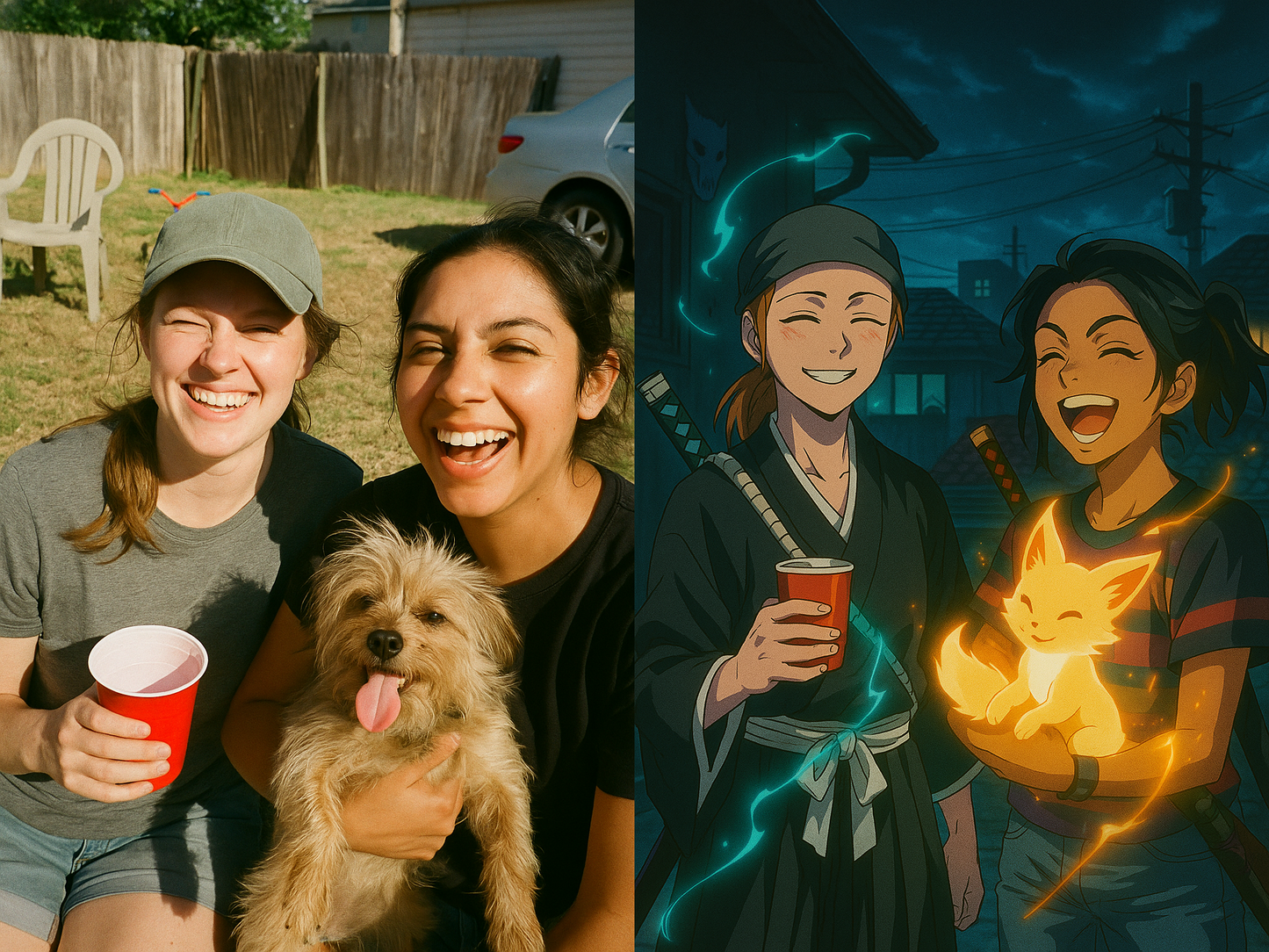 Custom-Drawn Anime Portrait