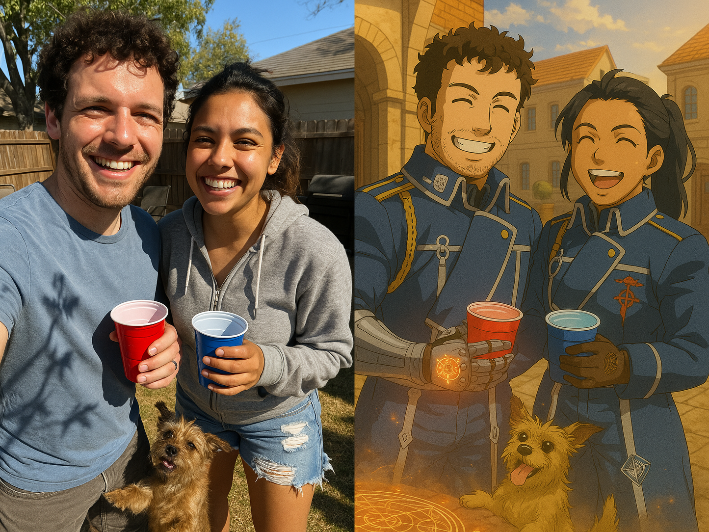 Custom-Drawn Anime Portrait