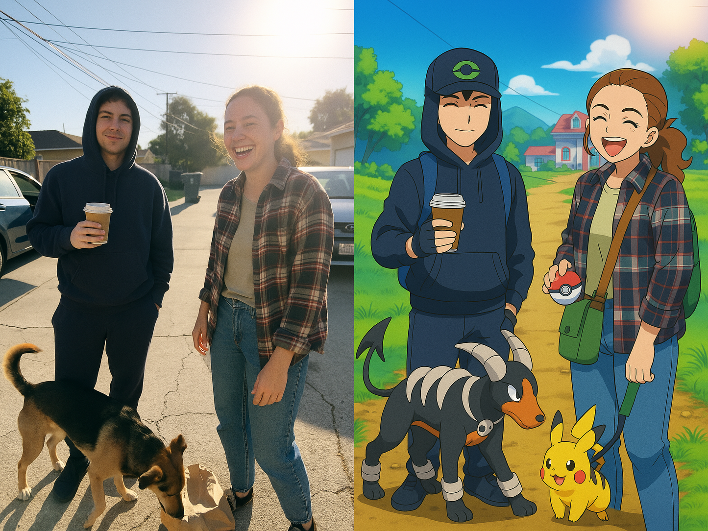 Custom-Drawn Anime Portrait