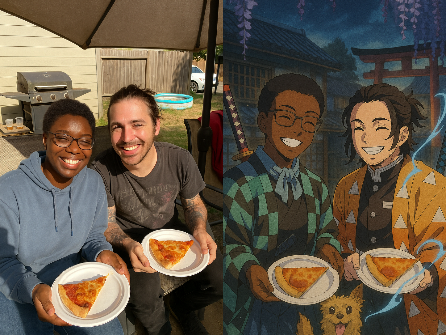 Custom-Drawn Anime Portrait