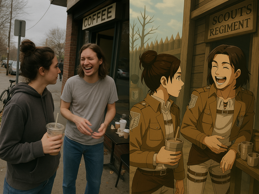 Custom-Drawn Anime Portrait